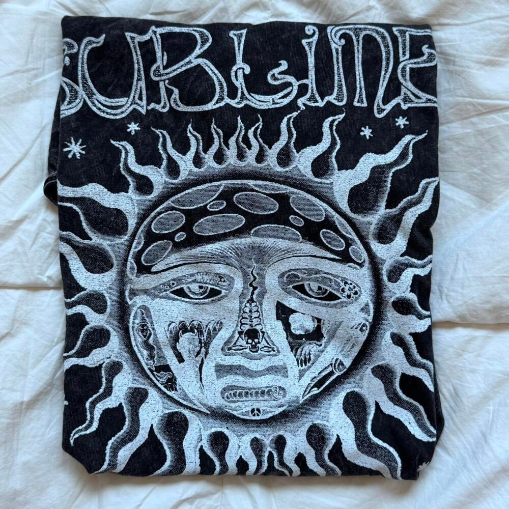 Sublime graphic band tee M casual short‎ sleeve cotton gothic celestial festival
